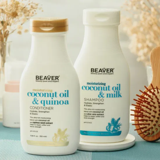 Beaver Super Hidratante Shampoo e Condicionador de Cabelo com Óleo de Coco e Quinoa