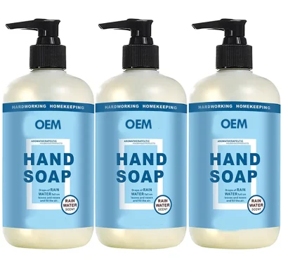 Marca própria OEM Matcha orgânico natural hidratante fragrância espumante gel sabonete líquido para lavar as mãos