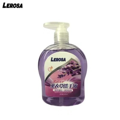 Lavagem à mão com sabão líquido para crianças com aroma de lavanda fresca e saudável